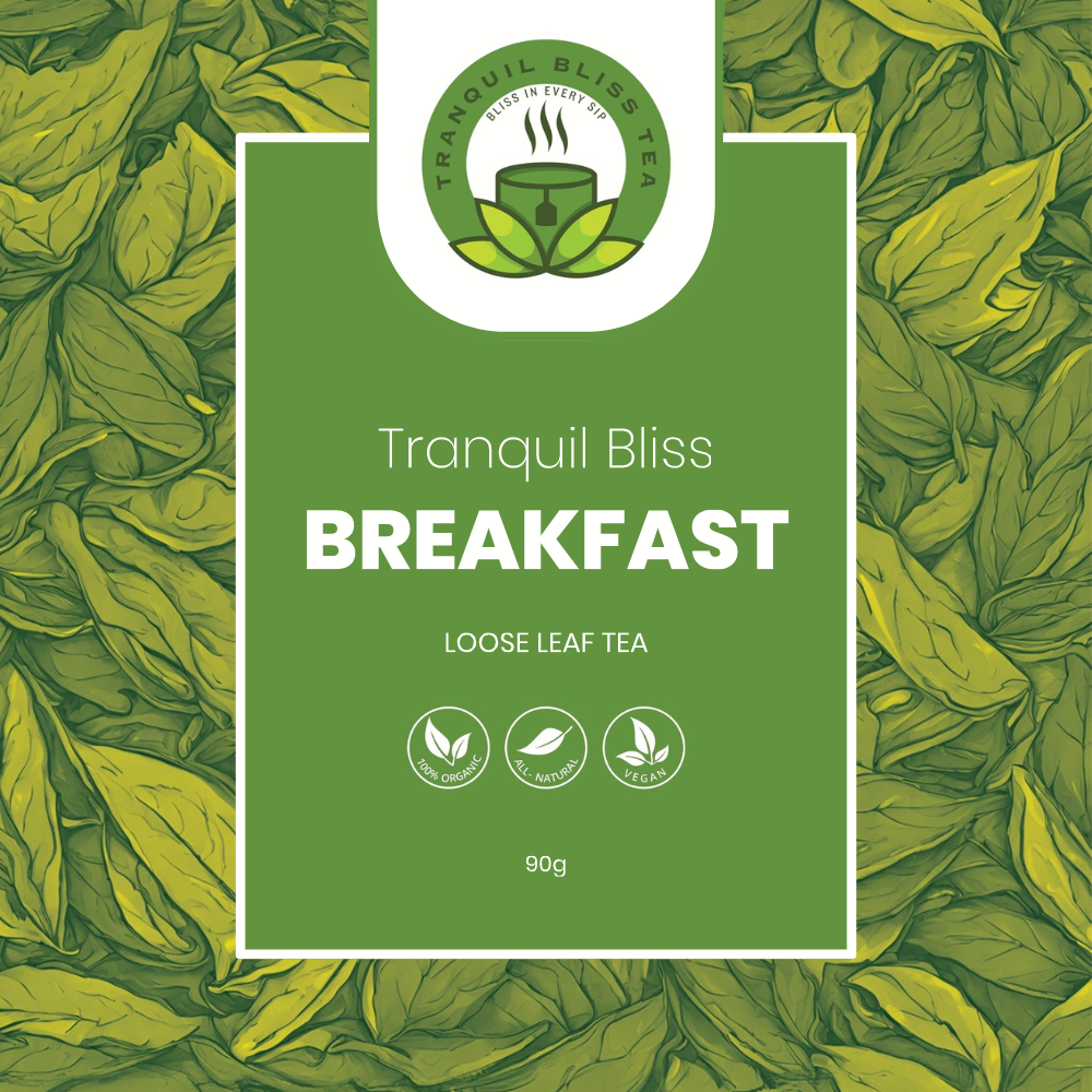 Tranquil Bliss Organic Breakfast Tea: Start Your Day with a Morning Energy Boost